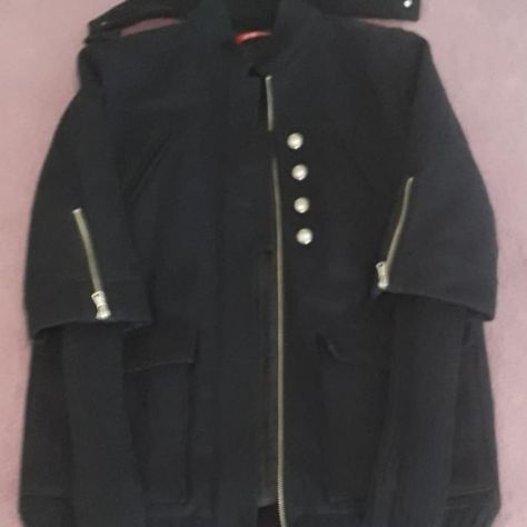 Cappotto Liu Jo alla coreana staccabile lana Tg XS