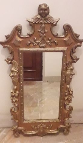 Specchio con cornice dorata - Foto 3