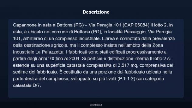 Immobile in asta di 3517 m² in vendita a Bettona - Foto 4