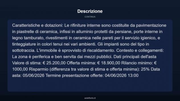 Immobile in asta di 42 m² in vendita a Palermo - Foto 9