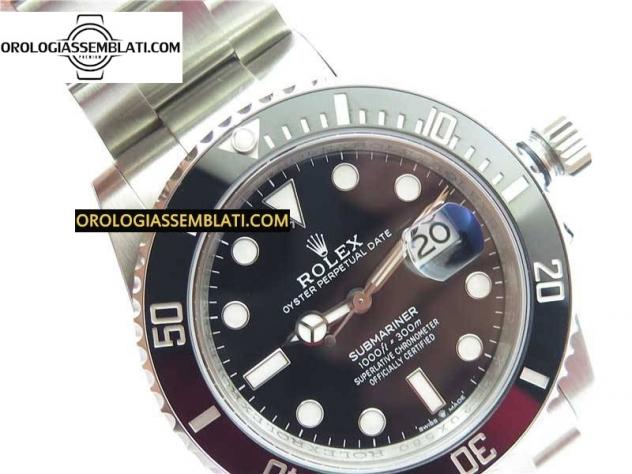Rolex Replica SUBMARINER 41MM 126610 LN CERAMICA NERA ACCIAIO 904L 1:1 MIGLIOR EDIZIONE 3235 - Foto 4