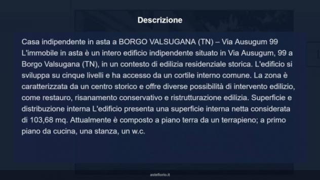 Immobile in asta di 103 m² in vendita a Borgo Valsugana - Foto 8