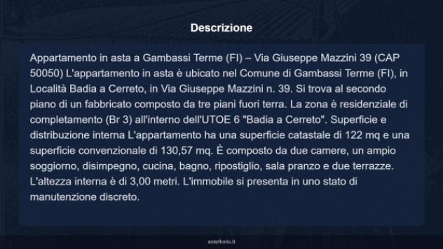 Immobile in asta di 122 m² con più di 5 locali in vendita a Gambassi Terme - Foto 18