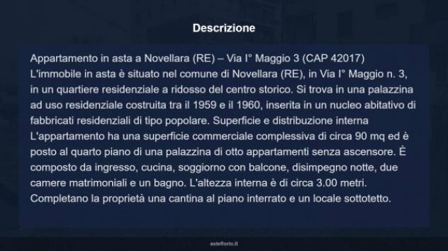 Immobile in asta di 90 m², box auto in vendita a Novellara - Foto 15