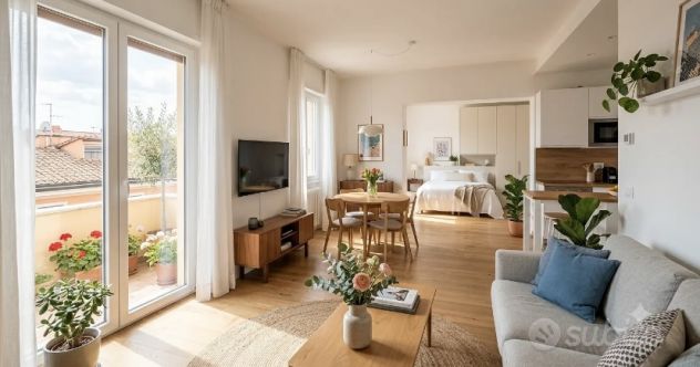 POMEZIA TRILOCALE ARREDATO CON TERRAZZO PRIVATO