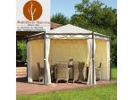 Gazebo cod 6107 Esagonale con struttura in Ferro Arredo Esterno Bar Ristorante
