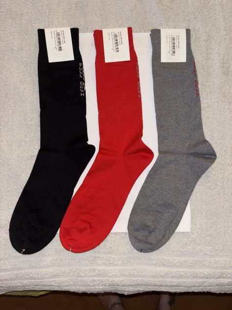 3 PAIA CALZE NUOVE DA UOMO INTROVABILI FIRMATE ORIGINALI”PAUL SMITH”MADE IN ITAL - Foto 5