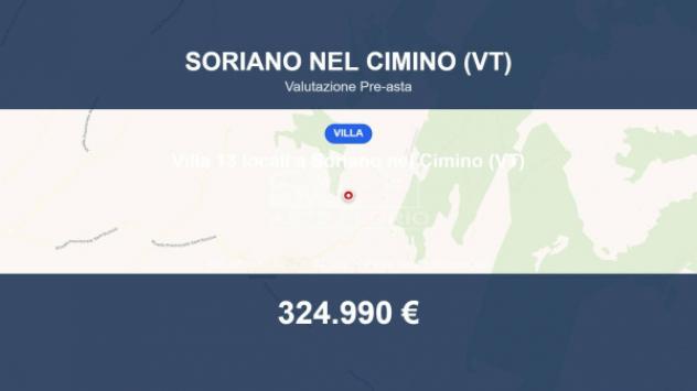 Immobile in asta di 400 m² con più di 5 locali in vendita a Soriano nel Cimino