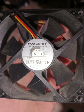 Ventola Foxcon DC 12V 0.16A - Foto 2
