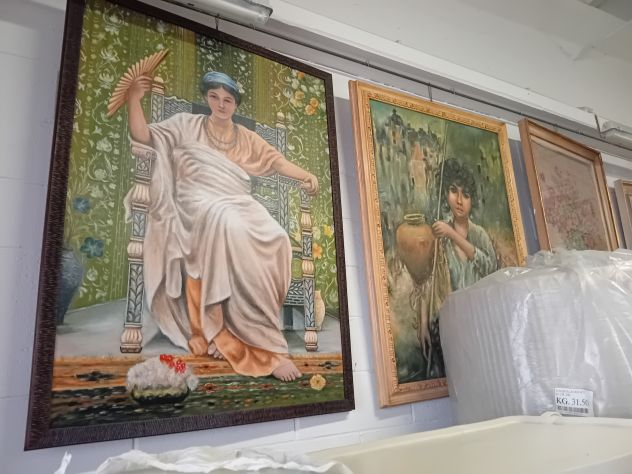 VENDO GRANDE LOTTO DI QUADRI &amp; DIPINTI DI ANTIQUARIATO DI EPOCA 1800 &amp; 1900 - Foto 10