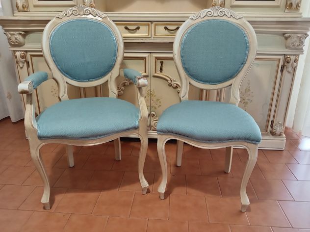 Vendo mobili sala stile veneziano bianco anticato. - Foto 10