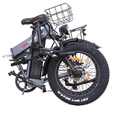 FAT BIKE DRVETION AT20 48V 10AH DISCO IDRAULICO NUOVO - Foto 4