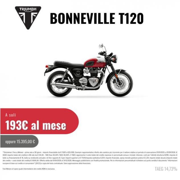 TRIUMPH Bonneville T120 2026 - Foto 2