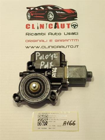 MOTORINO ALZAVETRO POSTERIORE DESTRA VOLKSWAGEN Polo 5° Serie 6R0959812F 0130822533 (0917) - Foto 3