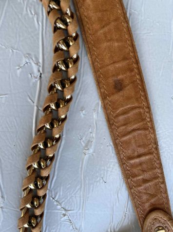 MCM borsa donna in pelle martellata brandy - Foto 4