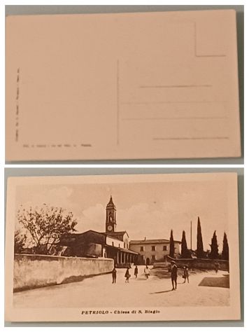 Cartolina Petriolo Chiesa di S. Biagio Firenze.