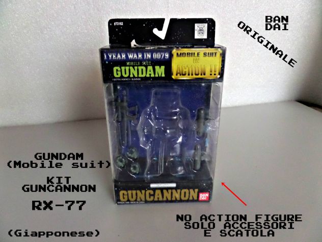 Action figure Gundam GUNCANNON (solo accessori) RX-77