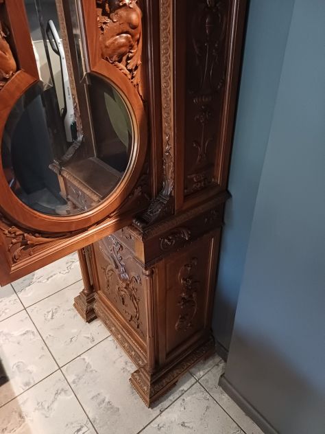 Orologio a pendolo longcase funzionante design Vittorio Valabrega - Foto 10