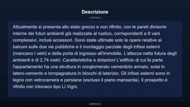 Immobile in asta di 165 m² con più di 5 locali in vendita a Giardinello - Foto 16
