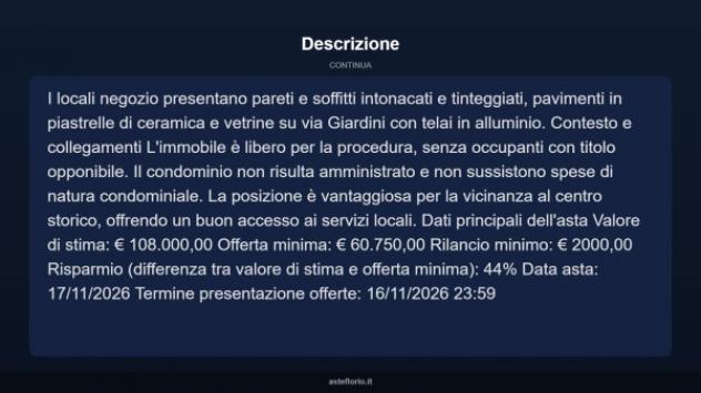 Immobile in asta di 143 m² con più di 5 locali in vendita a Lama Mocogno - Foto 12