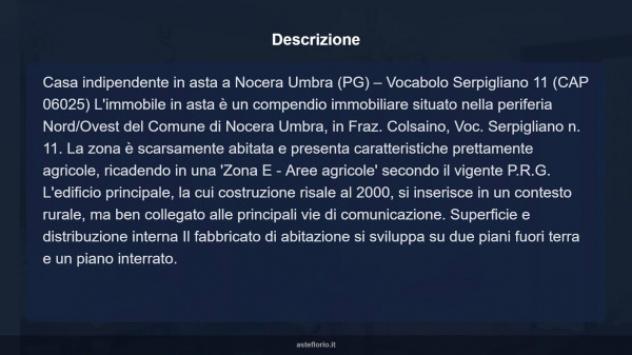 Immobile in asta di 267 m² con più di 5 locali in vendita a Nocera Umbra - Foto 18