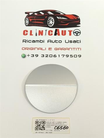 SPORTELLINO CARBURANTE AUDI A3 Cabriolet Serie (8P7) 8P0809907C BZB (0813)