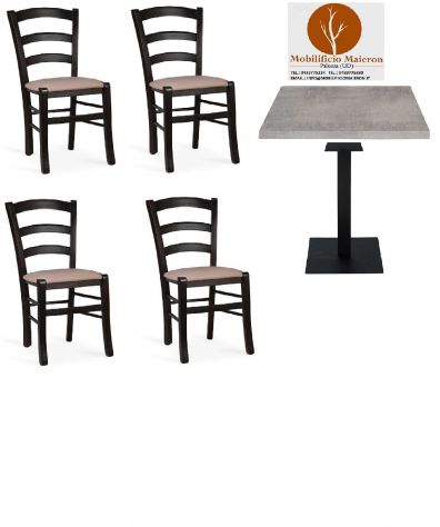 Set Massa Carrara Sedie Tavoli Per Arredamento Bar Ristorante Pizzeria