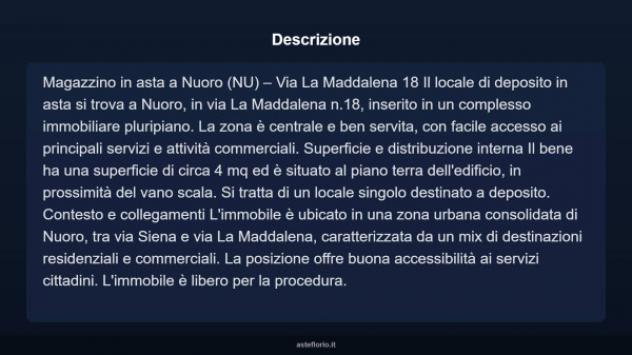 Immobile in asta di 4 m² in vendita a Nuoro - Foto 10