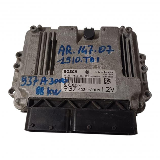 CENTRALINA MOTORE ALFA ROMEO 147 Serie (937_) 0281012882 937A5000 benzina 1910 (0510)