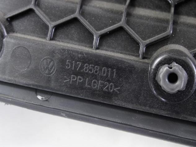 517858011 RIVESTIMENTO INFERIORE CRUSCOTTO LATO SINISTRO VOLKSWAGEN GOLF SPORTSVAN 1.6 D 81KW 5M 5P (2016) RICAMBIO USATO CON CASSETTO PORTAOGGETTI - Foto 2