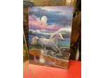 Puzzle raffigurante un cavallo 50x70 1000 pz., con cornice