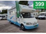 CAMPER RIMOR FORD MANSARDATO 7 POSTI DOPPIA DINETTE LETTI CASTELLO FOTOVOLT &hellip;
