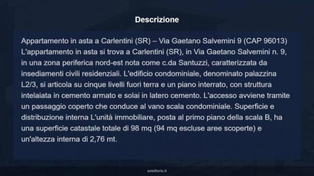 Immobile in asta di 98 m² in vendita a Carlentini - Foto 13
