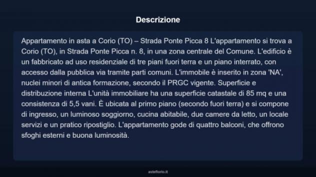 Immobile in asta di 85 m² in vendita a Corio - Foto 18