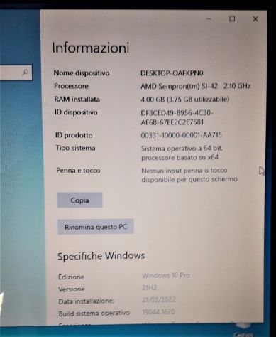 Portatile COMPAQ CQ60 Win 10 Pro - Foto 4