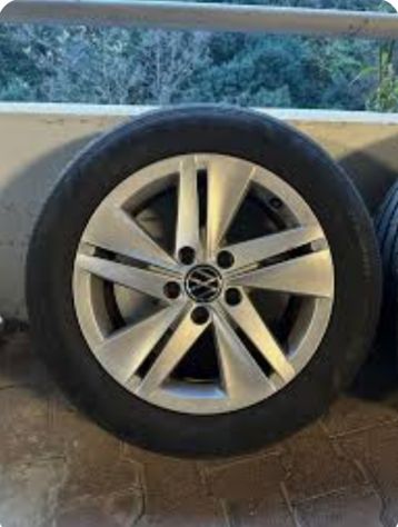 Cerchi in lega 16+gomme volswagen golf