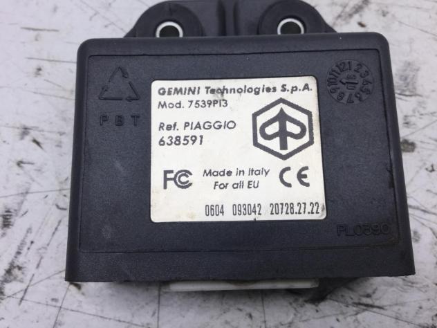 PIAGGIO X8 EURO 3 400 BLOCCHETTO CHIAVE ACCENSIONE CENTRALINE 2006 2008 M52100 - Foto 7
