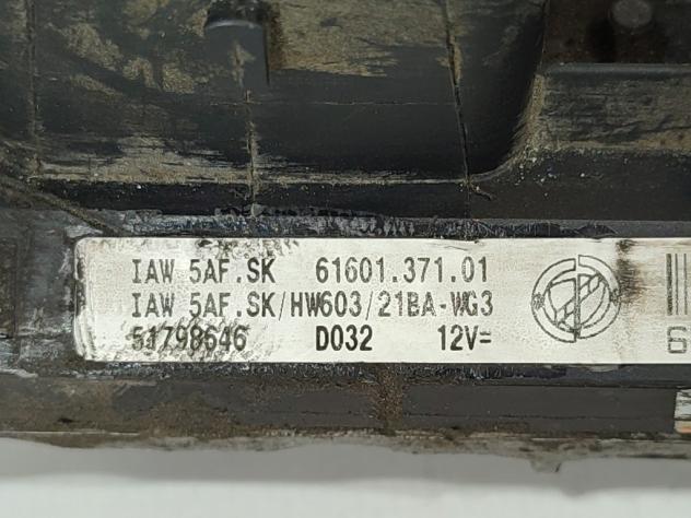 CENTRALINA MOTORE FIAT Panda 2° Serie 51798646 IAW5AF.SK 188A4000 bifuel/gas 1242 (0310) - Foto 3