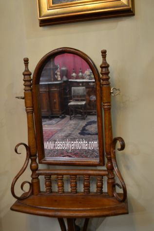 Toilette con specchio basculante stile Thonet - Foto 5