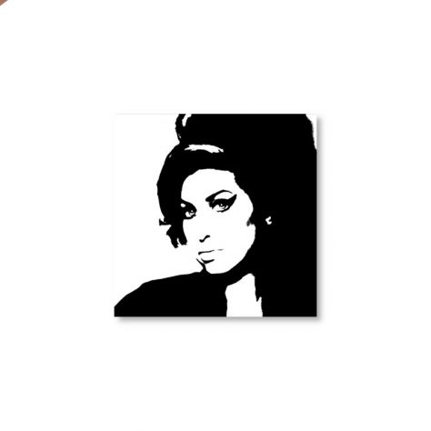 Quadro Amy Winehouse dipinto a mano pop art - Foto 2