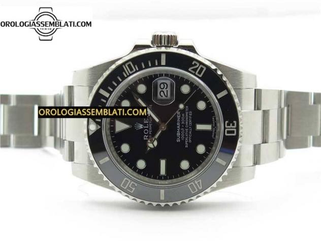 Rolex Replica SUBMARINER 116610 LN CERAMICA NERA 1:1 BEST EDITION CASSA E BRACCIALE IN SS 904L SA3135 V11 - Foto 2