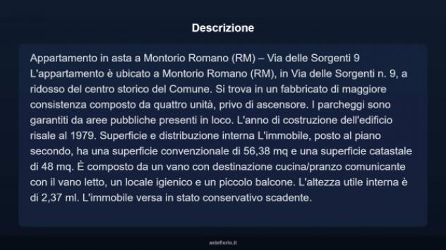 Immobile in asta di 56 m² in vendita a Montorio Romano - Foto 3