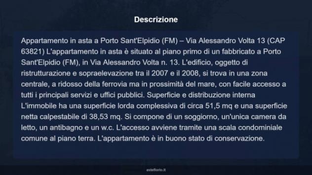 Immobile in asta di 51 m² in vendita a Porto Sant'Elpidio - Foto 15