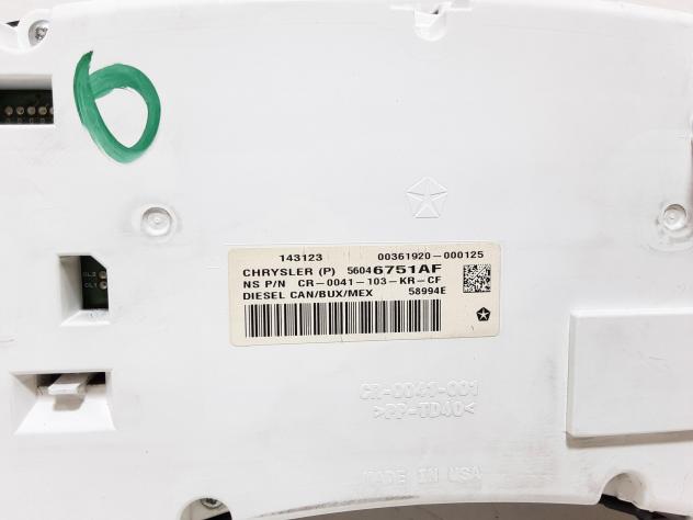 QUADRO STRUMENTI FIAT Freemont 1° Serie 56046751AF (11) - Foto 7