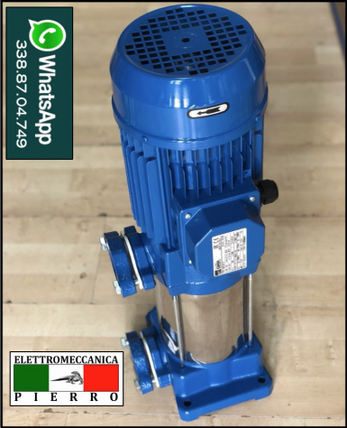 CENTRIFUGHE MULTISTADIO VERTICALI CVM/I B/20 IE3 EBARA V400 KW1.5 Hz50 - Foto 3