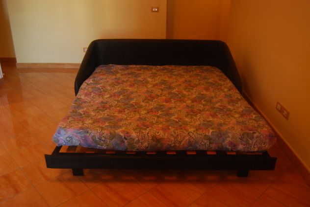 DIVANO LETTO IN PELLE ALCANTARA - Foto 2