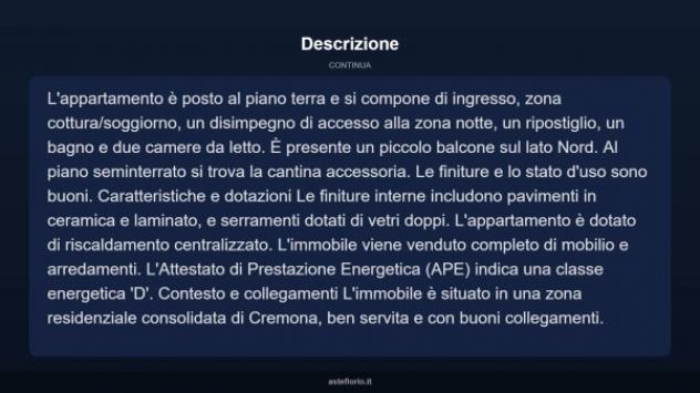 Immobile in asta di 78 m² in vendita a Cremona - Foto 17