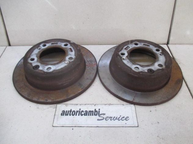 584111H100 COPPIA DISCHI FRENO POSTERIORI KIA CEE'D 1.4 B 80KW 5M 5P (2007) RICAMBIO USATO
