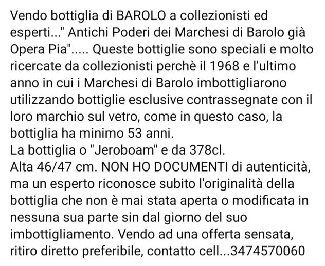 Barolo 3 litri - Foto 2