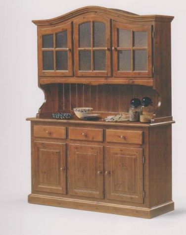 Credenza VADUZ pino completa di base e alzata 3 ante - Foto 2